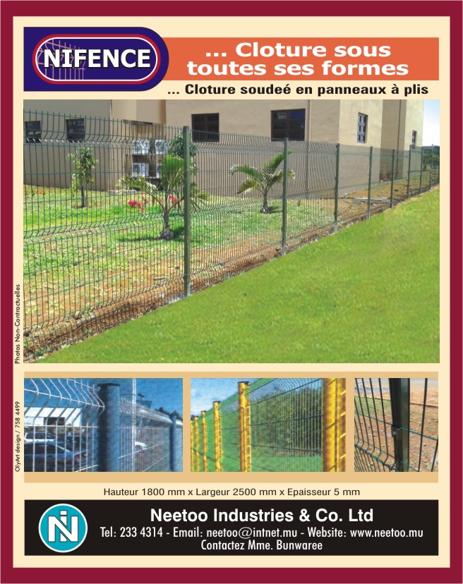 Nifence by Neetoo Industries Mauritius